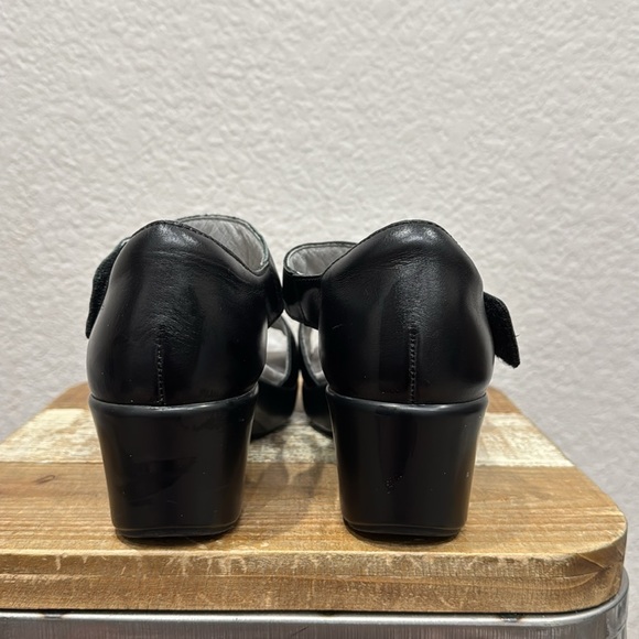 Algeria Riki Black Leather Sandals Size 9 - Picture 5 of 7